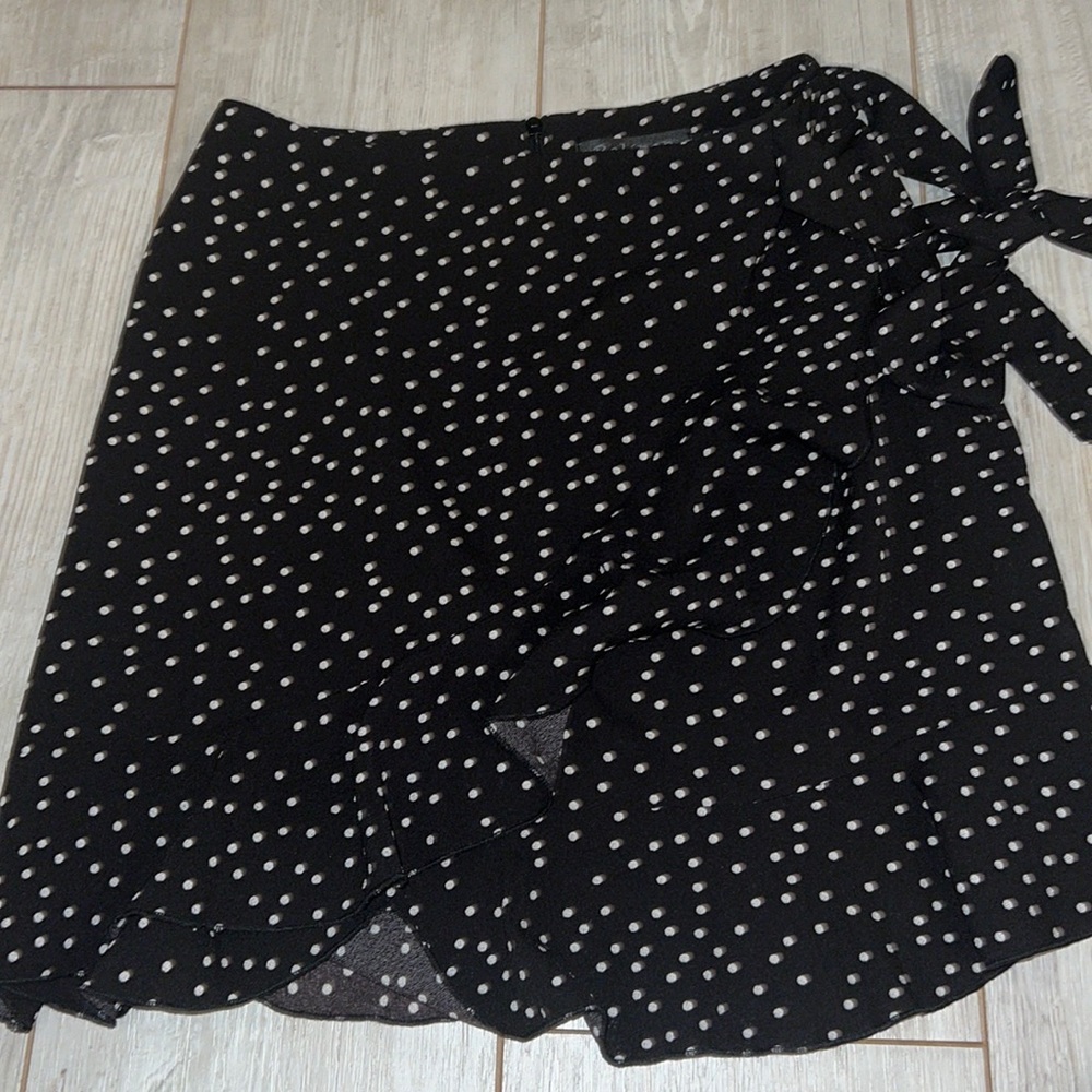 Relipop: poka dot black and white skirt